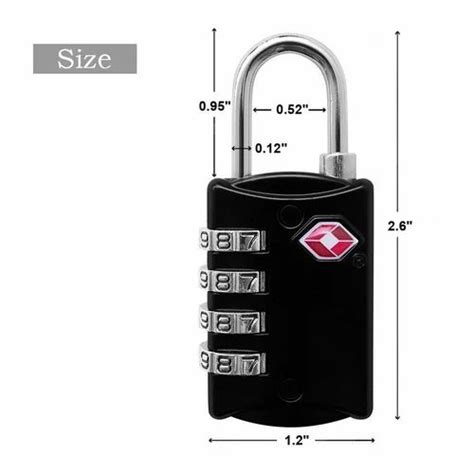 TSA Approved 4 Digit Lock .